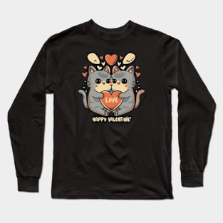 Cat couple Long Sleeve T-Shirt